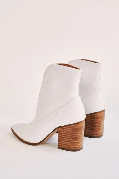 Shop Jaggar Scallop Ankle Boot In Ivory