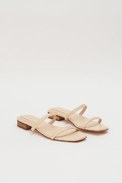 Shop Jaggar Sprung Flat In Ivory Cream