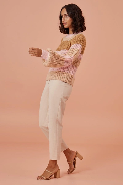 Shop Finders Keepers Mariposa Knit In Pink Stripe