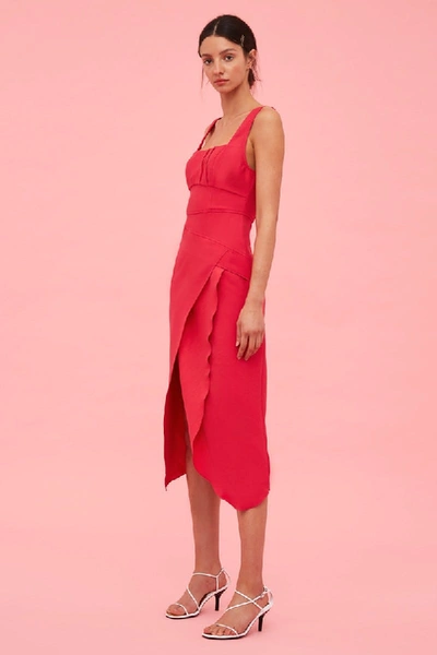 Shop C/meo Collective Over Again Dress In Fuchsia