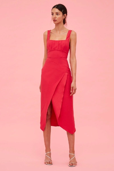 Shop C/meo Collective Over Again Dress In Fuchsia
