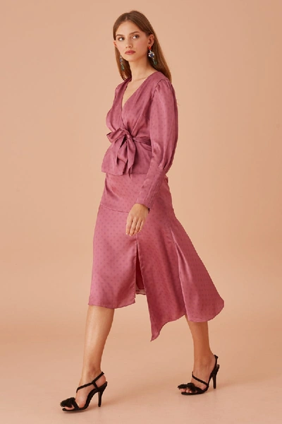 Shop Keepsake Chateau Skirt In Mulberry
