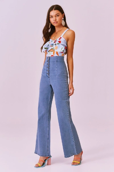 Shop Finders Keepers Coco Jean In Washed Blue