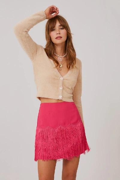 Shop Finders Keepers Ana Skirt In Fuchsia
