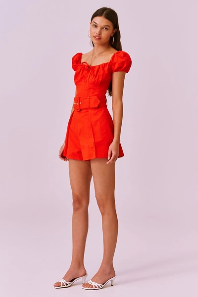 Shop Finders Keepers Tutti Frutti Bodice In Red