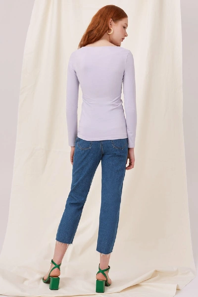 Shop C/meo Collective Clarity Top In Lilac