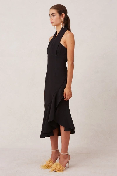 Shop Keepsake Delight Midi Dress In Black