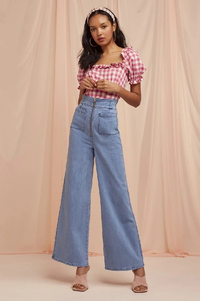 Shop Finders Keepers Claudia Denim Jean In Blue