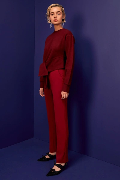 Shop C/meo Collective Confidently Jumper In Berry