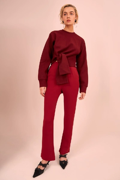 Shop C/meo Collective Confidently Jumper In Berry