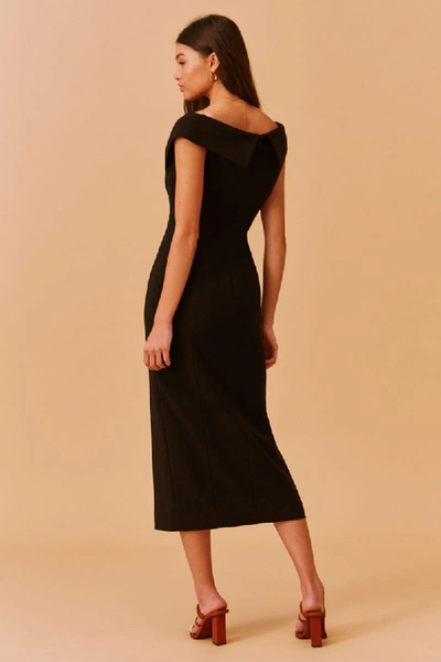 Shop Finders Keepers Mae Midi Dress In Black