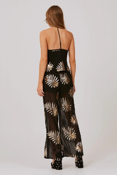 Shop Finders Keepers Glimmer Pant In Black W Gold