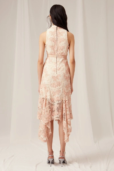 Shop Keepsake No Air Lace Midi Dress In Blush