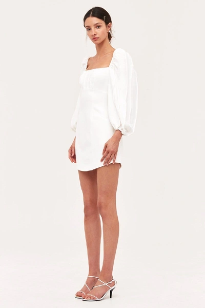 Shop C/meo Collective Over Again Long Sleeve Dress In Ivory