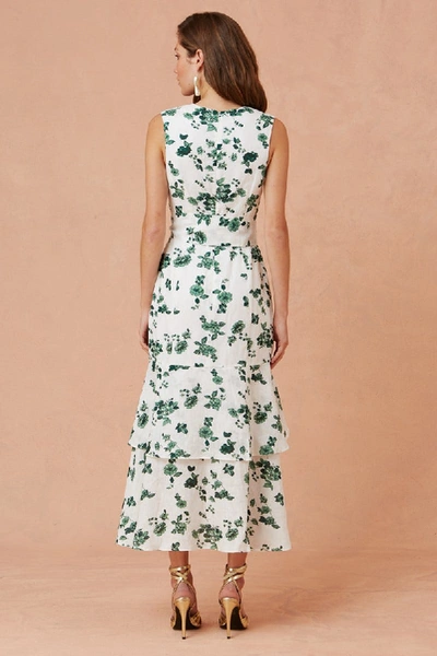 Shop Keepsake Fallen Dress In Ivory W Jade Floral