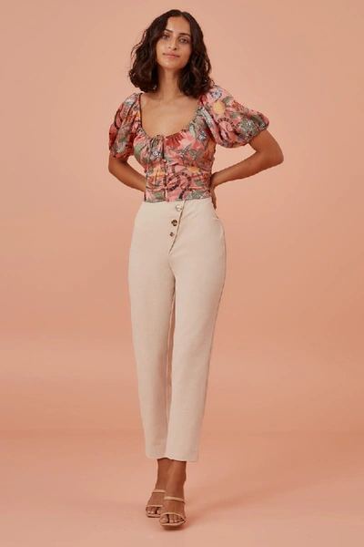 Shop Finders Keepers Elisa Top In Pink Snake