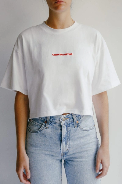 Shop C/meo Collective Affect T-shirt In White