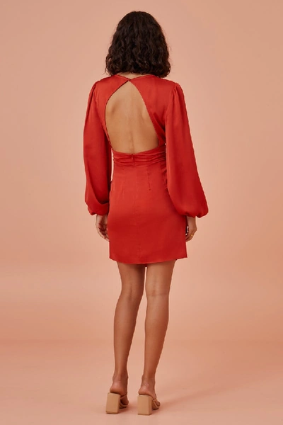 Shop Finders Keepers Gabriella Mini Dress In Red