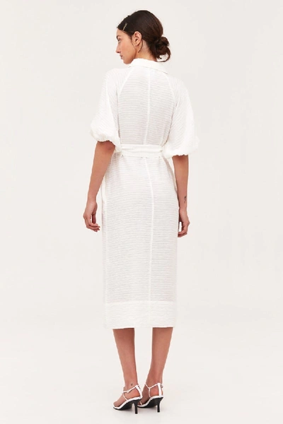 Shop C/meo Collective Go On Midi Dress In Ivory