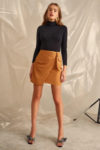 Shop C/meo Collective Advance Skirt In Cherry