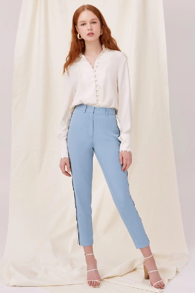 Shop C/meo Collective Overnight Pant In Dusty Blue