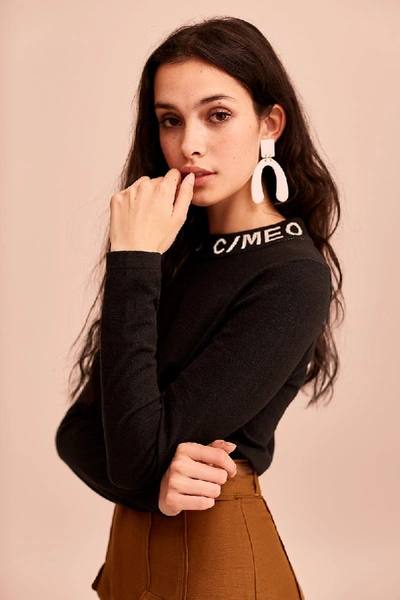 Shop C/meo Collective Collect Knit Top In Copper