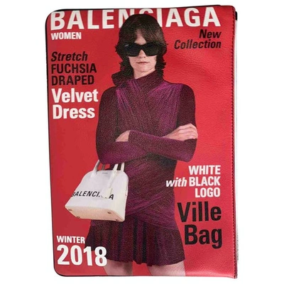 Pre-owned Balenciaga Multicolour Leather Clutch Bag