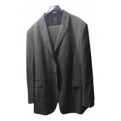 Pre-owned Mugler Grey Wool Suits