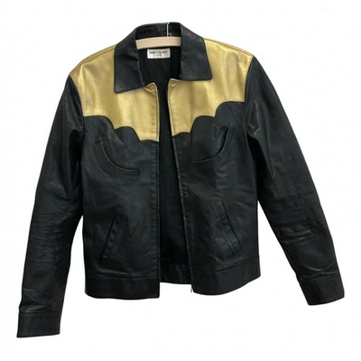 Pre-owned Saint Laurent Black Leather Jacket