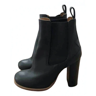 Pre-owned Chloé Black Leather Ankle Boots