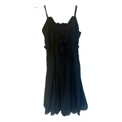 Pre-owned Emporio Armani Black Linen Dress