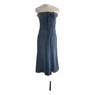 Pre-owned Philosophy Di Alberta Ferretti Blue Denim - Jeans Dress