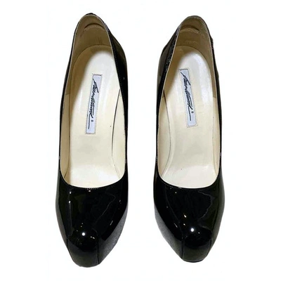 Pre-owned Brian Atwood Black Patent Leather Heels