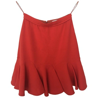 Pre-owned Carven Red Skirt