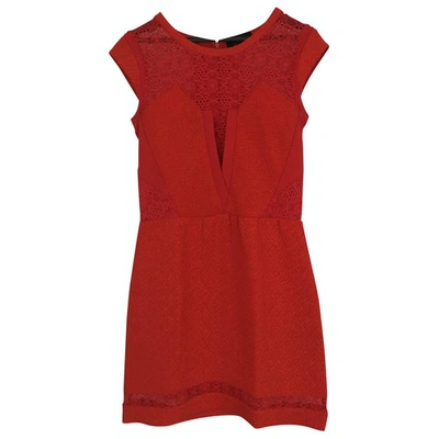 Pre-owned The Kooples Mini Dress In Red