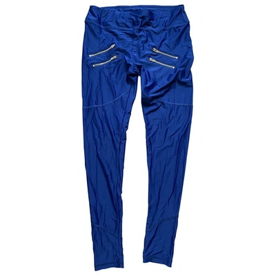 Pre-owned Varley Blue Trousers