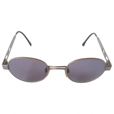Pre-owned Emporio Armani Purple Metal Sunglasses