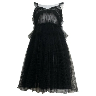 Pre-owned Msgm Black Lace Dress