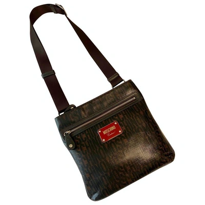 Pre-owned Moschino Brown Cloth Handbag