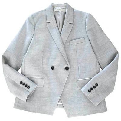 Pre-owned Gerard Darel Wool Blazer In Grey