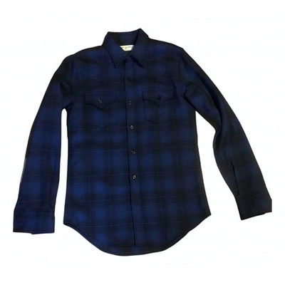 Pre-owned Saint Laurent Navy Wool Shirts
