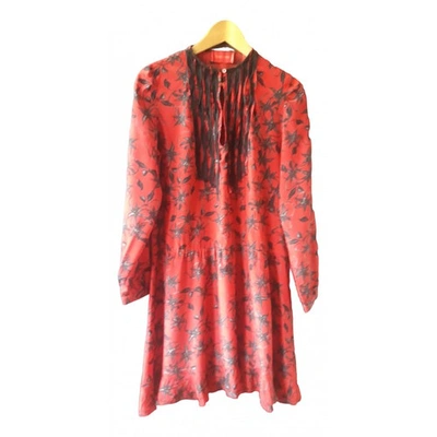 Pre-owned Zadig & Voltaire Red Silk Dress