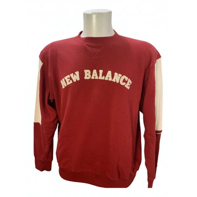 Pre-owned New Balance Red Cotton Knitwear & Sweatshirts