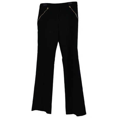 Pre-owned Alexander Mcqueen Wool Straight Pants In Black