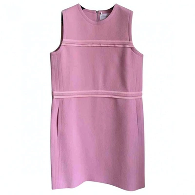 Pre-owned Victoria Victoria Beckham Pink Wool Dress