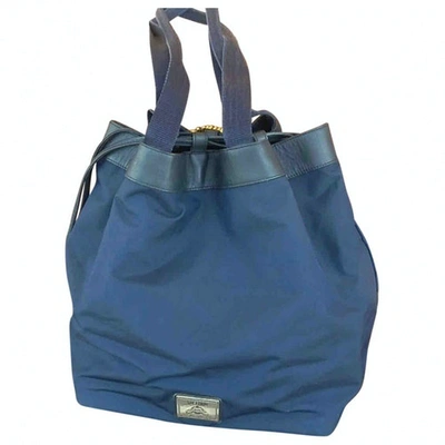 Pre-owned Moschino Handbag In Blue
