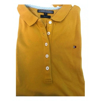 Pre-owned Tommy Hilfiger Yellow  Top