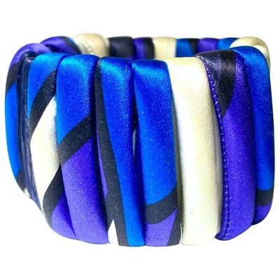 Pre-owned Emilio Pucci Multicolour Silk Bracelet
