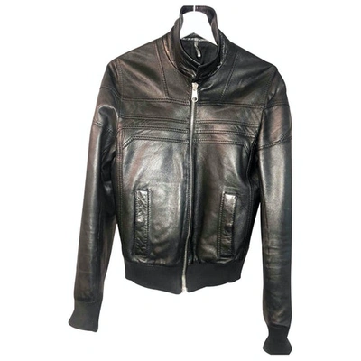 Pre-owned Dior Black Leather Jacket