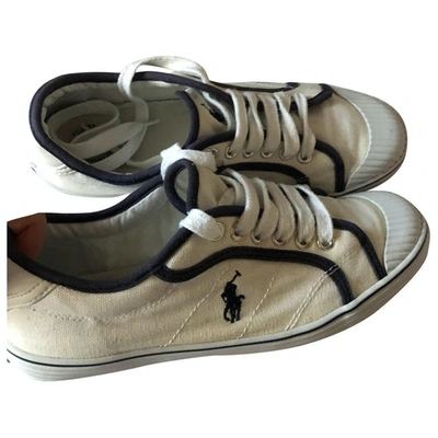 Pre-owned Polo Ralph Lauren Trainers In White